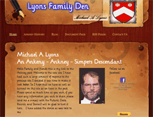 Tablet Screenshot of lyonsfamilyden.com